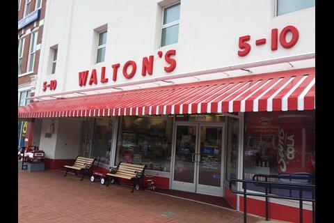 Walton's 5&10 in downtown Bentonville, Arkansas - the first store opened by Walmart founder Sam Walton.